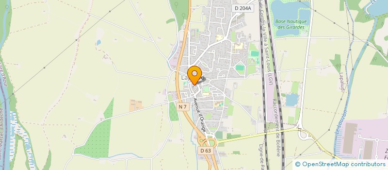 localisation de l'entreprise COMPTA 84 à LAPALUD