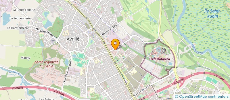 localisation de l'entreprise COMPTA EXPERT ANGERS à AVRILLE