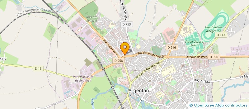 localisation de l'entreprise COMPTA EXPERT ARGENTAN  ARGENTAN