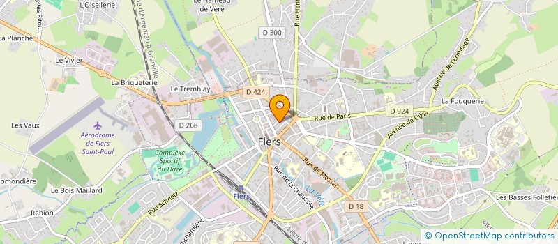 localisation de l'entreprise COMPTA EXPERT FLERS à FLERS