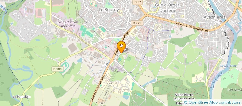 localisation de l'entreprise COMPTA EXPERT INTERNE à LAVAL