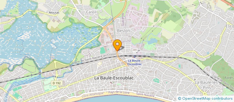 localisation de l'entreprise COMPTA EXPERT LA BAULE à LA BAULE-ESCOUBLAC