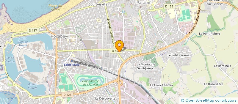 localisation de l'entreprise COMPTA EXPERT SAINT MALO  SAINT-MALO