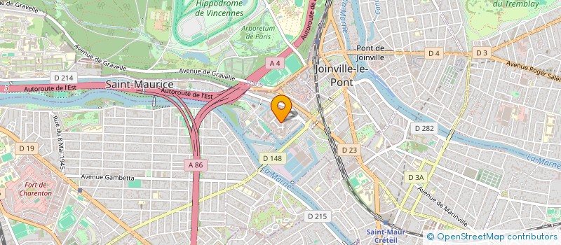 localisation de l'entreprise COMPTA EXPERT SOCIAL SAINT MAURICE à SAINT-MAURICE
