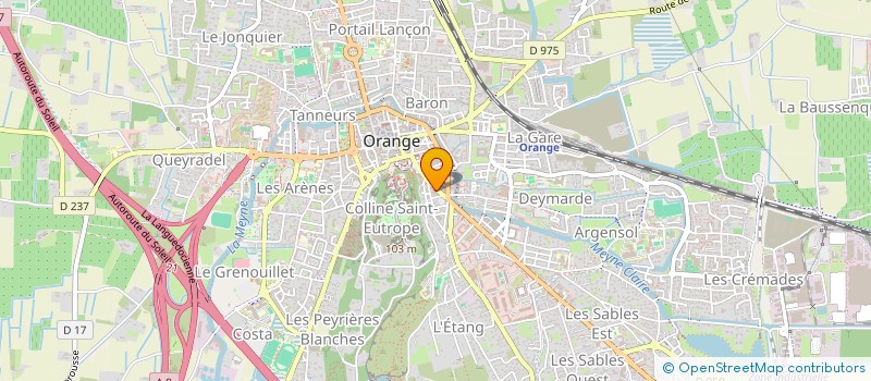 localisation de l'entreprise COMPTA G3C EXPERTISE à ORANGE
