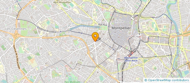 localisation de l'entreprise COMPTA GESTION SERVICE  MONTPELLIER