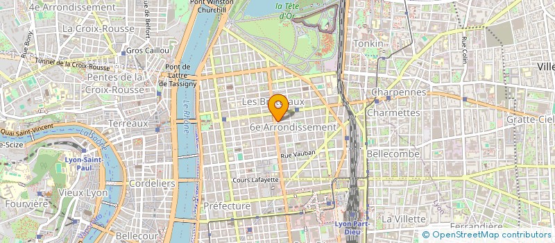 localisation de l'entreprise COMPTA + HOLDING  LYON