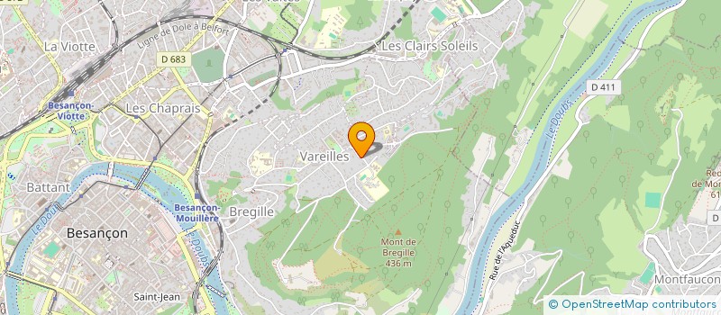 localisation de l'entreprise COMPTA INFORMATIQUE  BESANCON