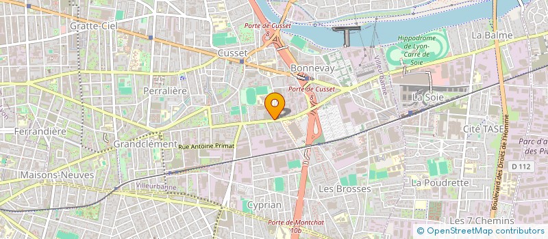 localisation de l'entreprise COMPTA INFORMATIQUE SERVICES  VILLEURBANNE