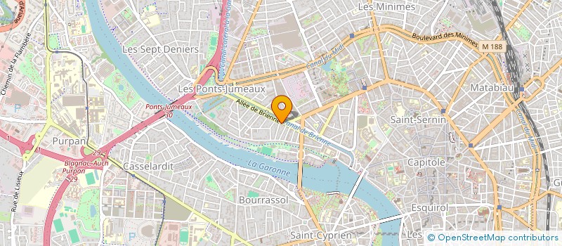 localisation de l'entreprise COMPTA REBOURS  TOULOUSE