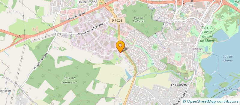 localisation de l'entreprise COMPTA SOLUTIO à BEAUCOUZE