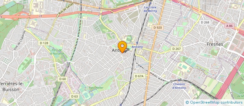 localisation de l'entreprise COMPTA SUD à ANTONY