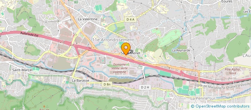 localisation de l'entreprise COMPTA-SUD  MARSEILLE