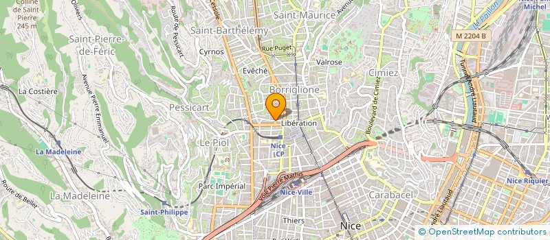 localisation de l'entreprise COMPTA06 NICE  NICE