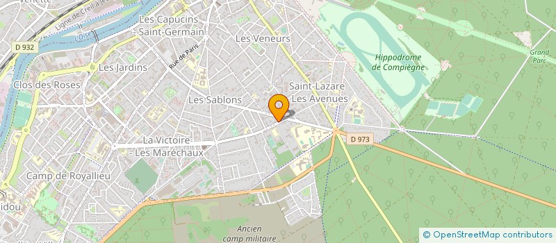 localisation de l'entreprise COMPTABILITE ET GESTION COGES à COMPIEGNE