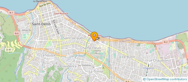 localisation de l'entreprise COMPTABILITE ET GESTION INFORMATIQUE à SAINT-DENIS