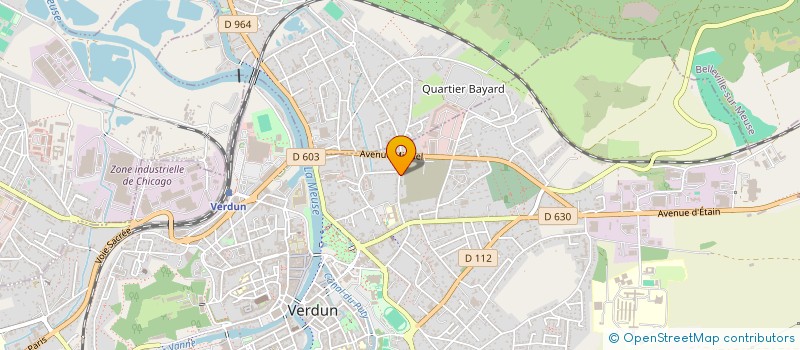 localisation de l'entreprise COMPTABILITE ETUDES FISCALES GESTION AUDIT MEUSE AGC à VERDUN