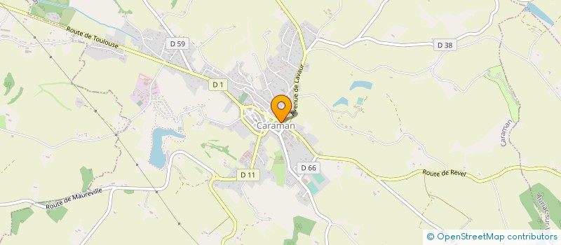 localisation de l'entreprise COMPTABILITE GESTION FINANCE à CARAMAN