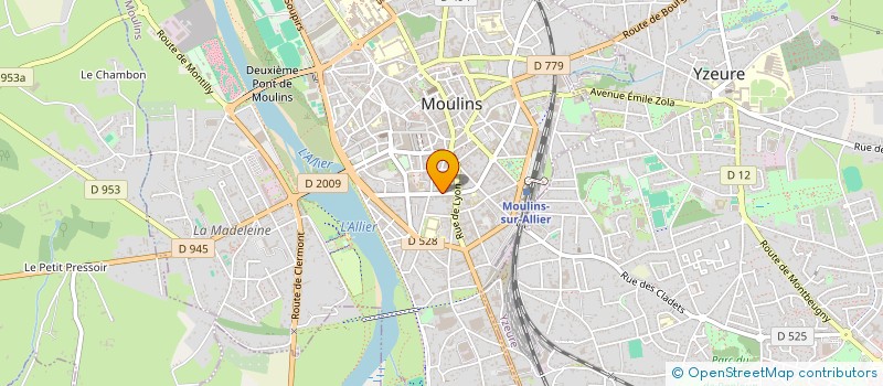 localisation de l'entreprise COMPTABILITE-GESTION-NORD-ALLIER à MOULINS