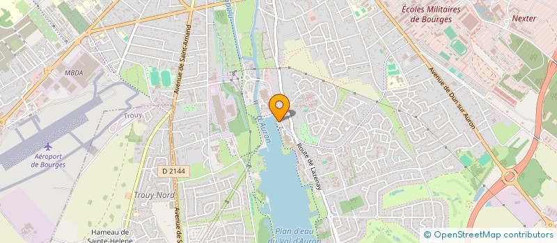 localisation de l'entreprise COMPTAFRANCE  BOURGES