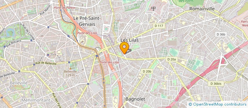 localisation de l'entreprise COMPTAGE DISTRIBUTION à LES LILAS