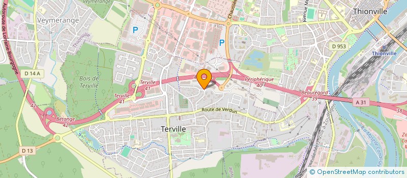 localisation de l'entreprise COMPTAGEST PARTICIPATIONS  SAULNY