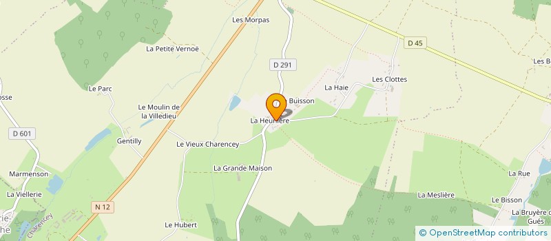 localisation de l'entreprise COMPTAIDE SAS à CHARENCEY