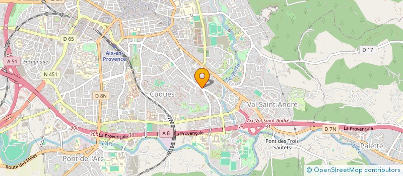localisation de l'entreprise COMPTAIX à AIX-EN-PROVENCE
