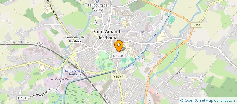 localisation de l'entreprise COMPTAMATIC à SAINT-AMAND-LES-EAUX
