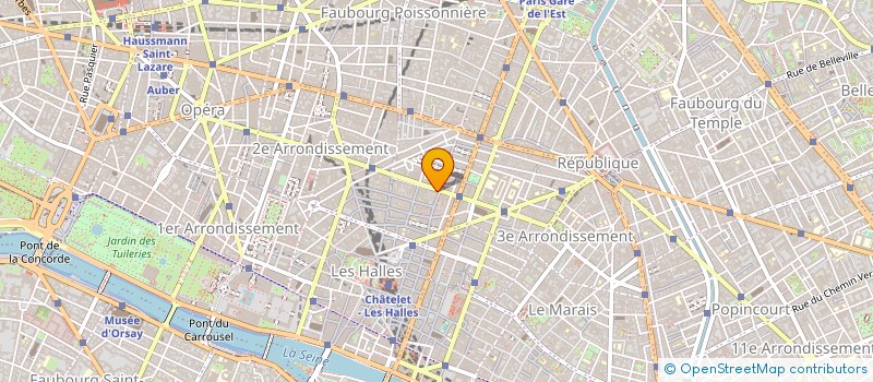 localisation de l'entreprise COMPTANET à PARIS