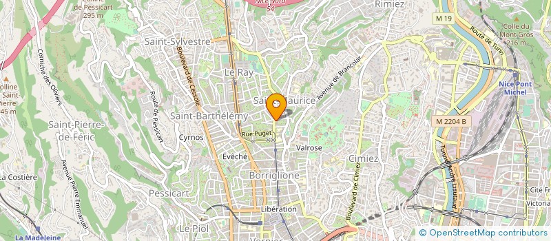 localisation de l'entreprise COMPTAVOO à NICE