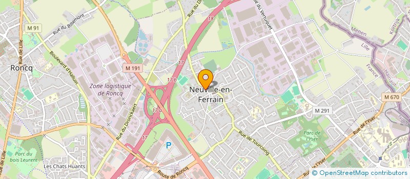 localisation de l'entreprise COMPTDAER-VAUQUELIN à NEUVILLE-EN-FERRAIN