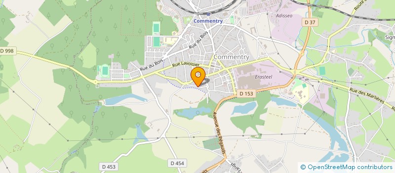 localisation de l'entreprise COMPTE 2 FEES à COMMENTRY