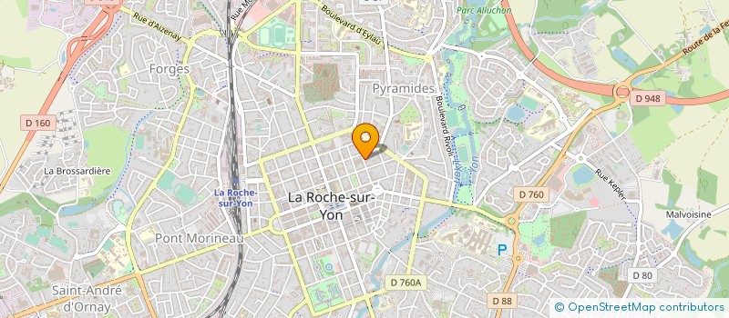 localisation de l'entreprise COMPTE GENERAL TECHNICIENS à LA ROCHE-SUR-YON