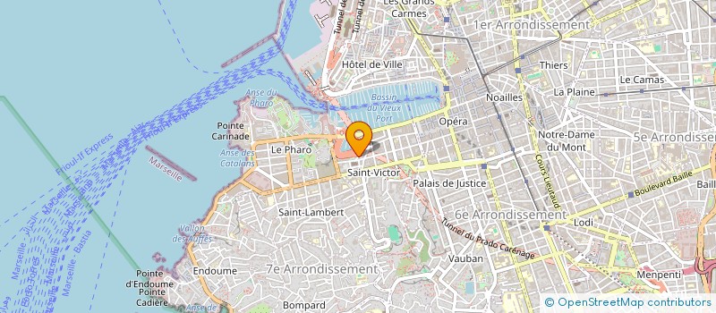 localisation de l'entreprise COMPTECH à MARSEILLE