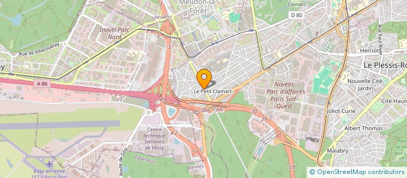 localisation de l'entreprise COMPTECH SERVICES  CLAMART