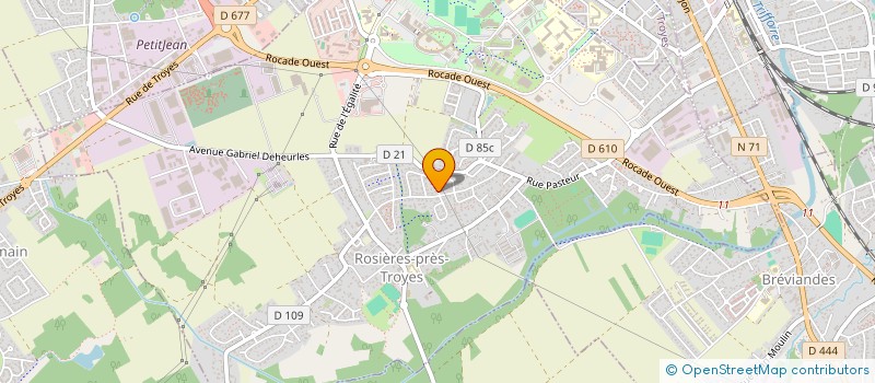 localisation de l'entreprise COMPTES DE CHAMPAGNE  ROSIERES-PRES-TROYES