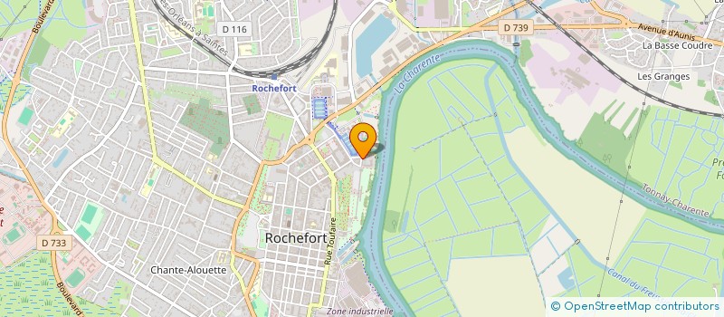 localisation de l'entreprise COMPTEX  ROCHEFORT