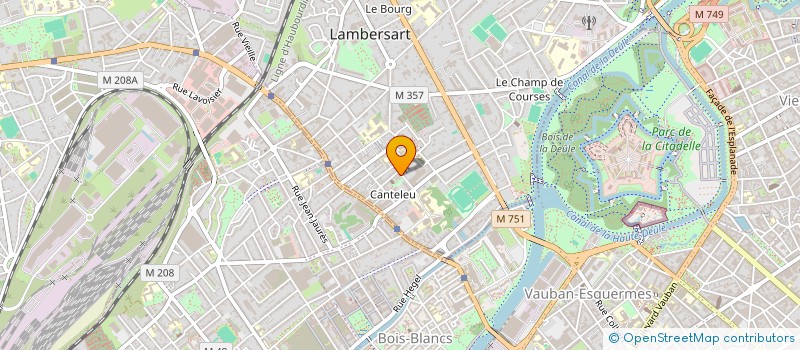 localisation de l'entreprise COMPTINE à LAMBERSART