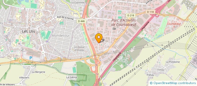localisation de l'entreprise COMPTIPIX 2 à LES ULIS