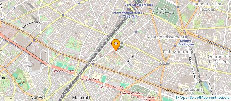 localisation de l'entreprise COMPTISA  PARIS