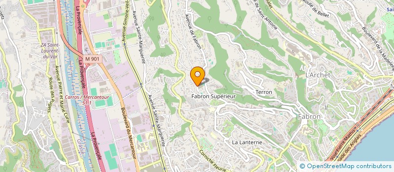 localisation de l'entreprise COMPTIZY à NICE