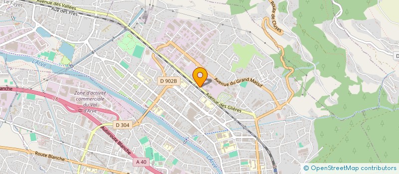 localisation de l'entreprise COMPTOIR 1994  CLUSES