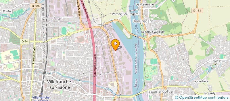 localisation de l'entreprise COMPTOIR 79 à VILLEFRANCHE-SUR-SAONE