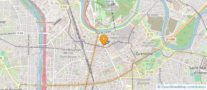 localisation de l'entreprise COMPTOIR ACHAT METAUX PRECIEUX à GRENOBLE