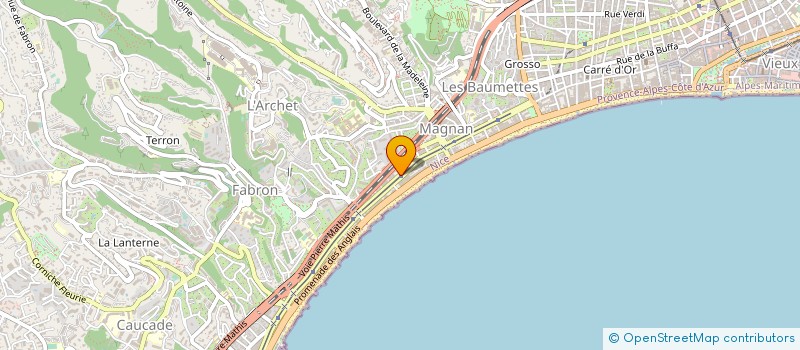 localisation de l'entreprise COMPTOIR ACHAT METAUX PRECIEUX NICE à NICE