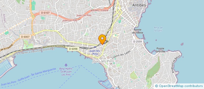 localisation de l'entreprise COMPTOIR AGRICOLE à ANTIBES