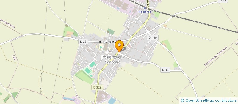 localisation de l'entreprise COMPTOIR AGRICOLE DE PICARDIE à ROSIERES-EN-SANTERRE