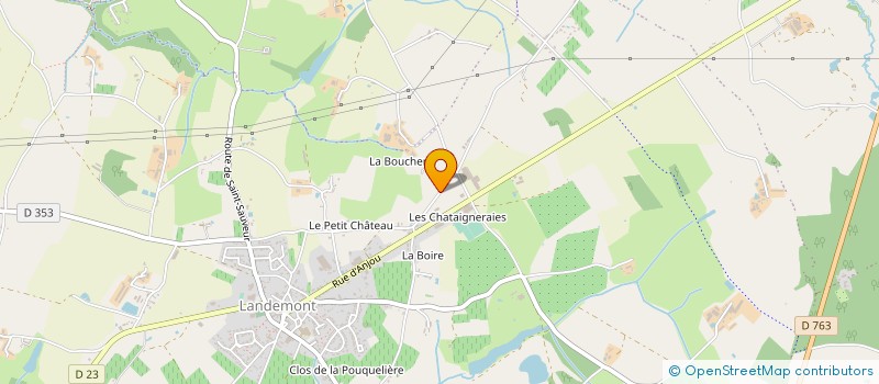 localisation de l'entreprise COMPTOIR AGRICOLE DES MAUGES à OREE-D'ANJOU