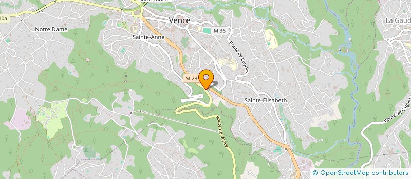 localisation de l'entreprise COMPTOIR AGRICOLE VENCOIS à VENCE
